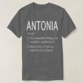 Antonia Name Gift T-Shirt (Design vorne)