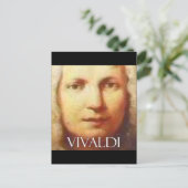 Antonia Vivaldi Anpassbare Ware Postkarte (Stehend Vorderseite)