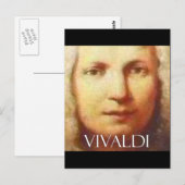 Antonia Vivaldi Anpassbare Ware Postkarte (Vorne/Hinten)