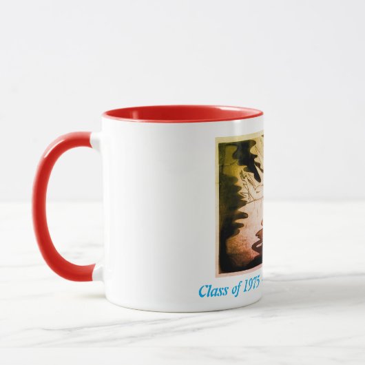 Antonian Class of 1975 - 50 Year Wiedersehen Red T Tasse (Links)