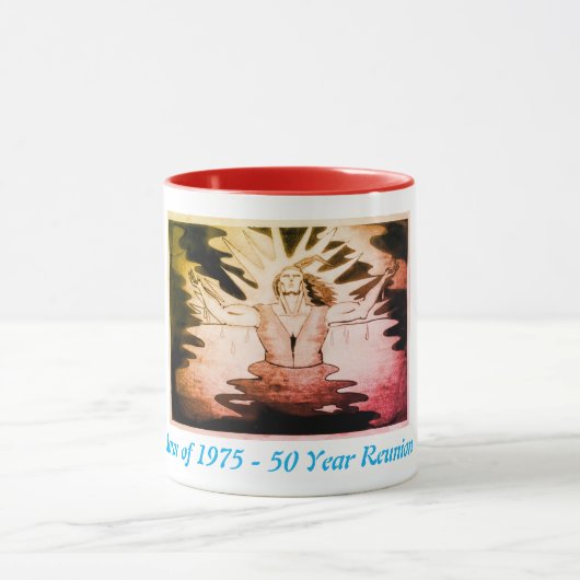 Antonian Class of 1975 - 50 Year Wiedersehen Red T Tasse (Zentrum)