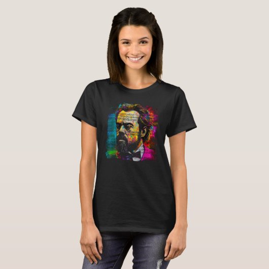 Antonín Dvorak Czech Composer Concert Music Artist T-Shirt (Vorne ganz)