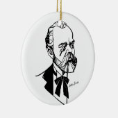 Antonín Dvořák Keramik Ornament (Rechts)