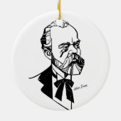 Antonín Dvořák Keramik Ornament (Hinten)