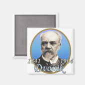 Antonin Dvorak Magnet (Vorderseite/Rückseite)