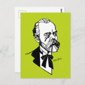 Antonín Dvořák Postkarte (Vorne/Hinten)