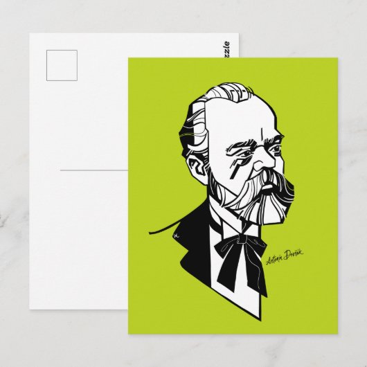 Antonín Dvořák Postkarte (Vorne/Hinten)