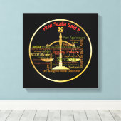 Antonin Scalia Zitate des Obersten Gerichtshofs Leinwanddruck (Insitu (Holzboden))