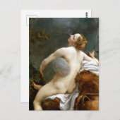 Antonio Allegri, Correggio Jupiter und Io Postkarte (Vorne/Hinten)
