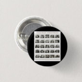 Antonio Basoli Alfabetto Pittorico Set Button (Vorne & Hinten)