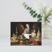 Antonio de Pereda Allegory of Vanity Postkarte (Stehend Vorderseite)