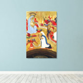 Antonio del Massaro da Viterbo Santa Francesca Leinwanddruck (Insitu (Holzboden))