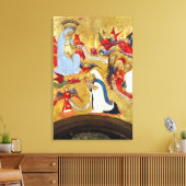 Antonio del Massaro da Viterbo Santa Francesca Leinwanddruck (Insitu (Wohnzimmer))