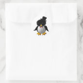 Antonio den Pinguin-Sticker Runder Aufkleber (Tasche)