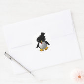 Antonio den Pinguin-Sticker Runder Aufkleber (Umschlag)