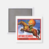 ANTONIO ESCANDELL ORANGES LABEL POSTER DER 40ER Ja Magnet (Vorderseite/Rückseite)