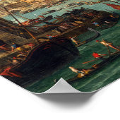 Antonio Francesco Lodovico Joli Der Gruß Poster (Ecke)