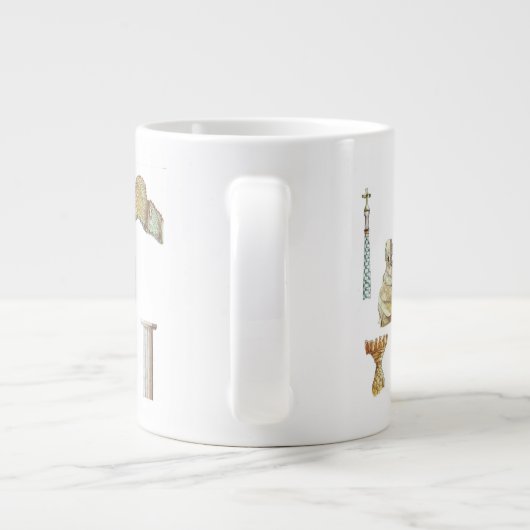 Antonio Gaudi. Barcelona. Spanien. Architektur Jumbo-Tasse (Rückseite)