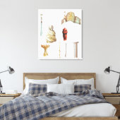 Antonio Gaudi. Barcelona. Spanien. Architektur Leinwanddruck (Insitu (Schlafzimmer))