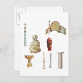 Antonio Gaudi. Barcelona. Spanien. Architektur Postkarte (Vorne/Hinten)