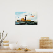 Antonio Jacobsen, der Ozean-Going-Umarmung Poster (Küche)