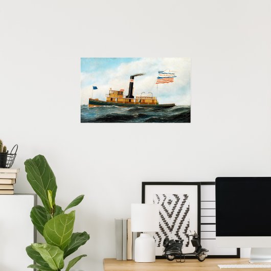 Antonio Jacobsen, der Ozean-Going-Umarmung Poster (Heimbüro)