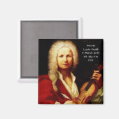 Antonio Lucio Vivaldi 1723 Magnet (Vorderseite/Rückseite)