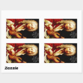 Antonio Lucio Vivaldi 1723 Rechteckiger Aufkleber (Blatt)