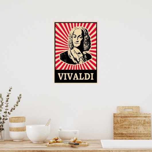 Antonio Lucio Vivaldi Poster (Küche)