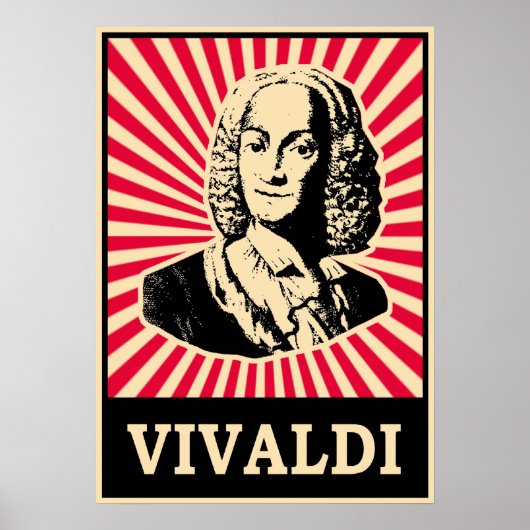 Antonio Lucio Vivaldi Poster (Vorne)