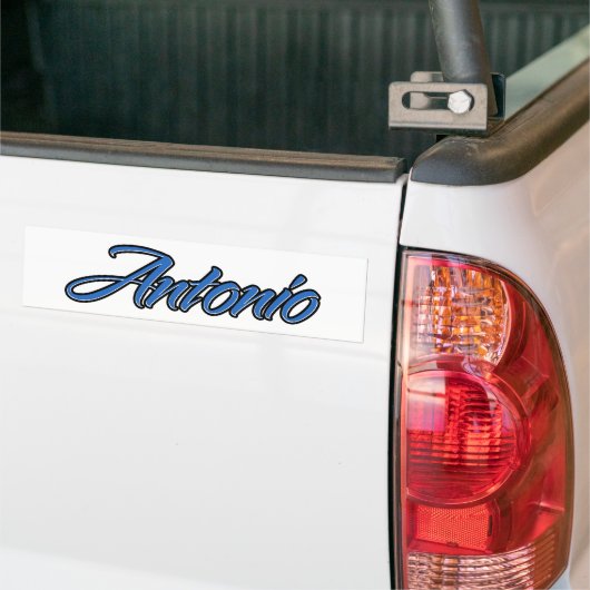 Antonio Name blue Aufkleber Sticker Autoaufkleber (Auf Lkw)