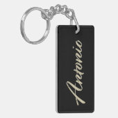 Antonio Name whitegold Schlüsselanhänger Anhänger (Vorderseite links)