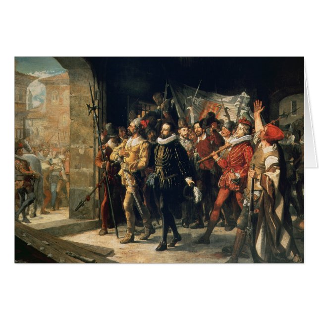 Antonio Perez befreit vom Gefängnis durch (Vorderseite (Horizontal))