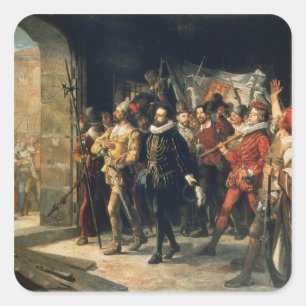 Antonio Perez von der Quadratischer Aufkleber