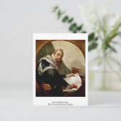 Antonio Riccobono by Giovanni Battista Tiepolo Postkarte (Stehend Vorderseite)