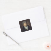 Antonio Salieri Quadratischer Aufkleber (Umschlag)