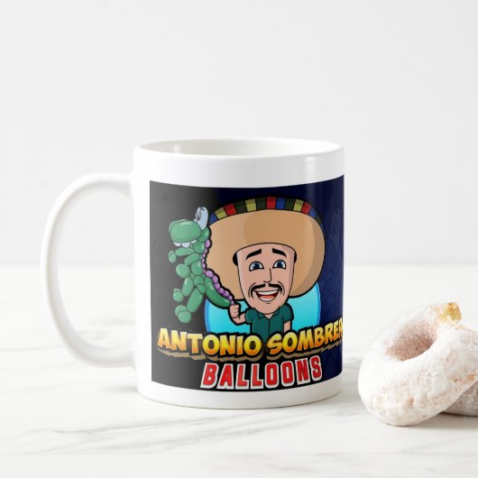 Antonio Sombrero Classic Tasse! Kaffeetasse (Mit Donut)