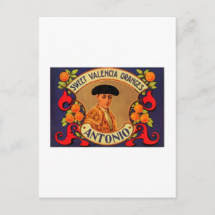 Antonio Sweet Valencia Orange Postkarte