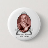 Antonio Vivaldi Button (Vorderseite)