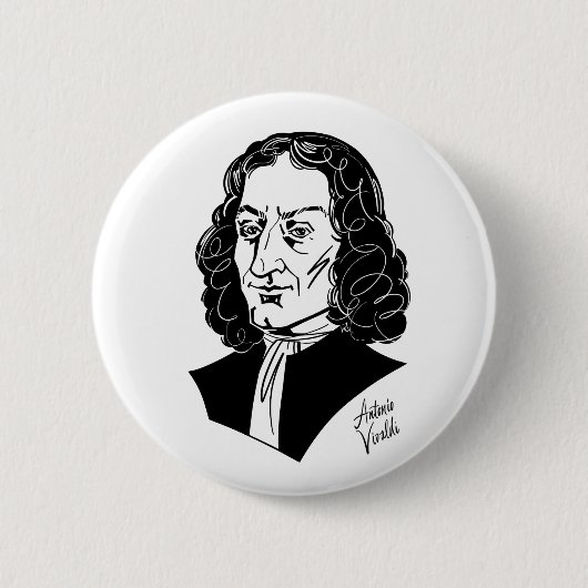 Antonio Vivaldi Button (Vorderseite)