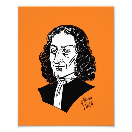 Antonio Vivaldi Fotodruck (Vorne)