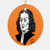 Antonio Vivaldi Keramik Ornament (Links)