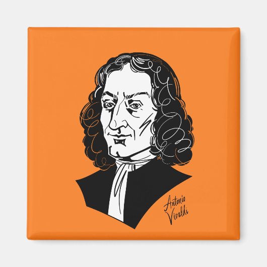 Antonio Vivaldi Magnet (Vorne)