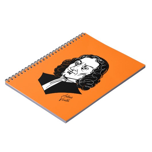 Antonio Vivaldi Notizblock (Linke Seite)