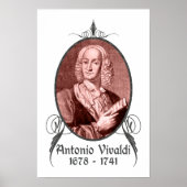 Antonio Vivaldi Poster (Vorne)