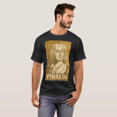 Antonio Vivaldi Vintag Torn Poster T-Shirt (Vorne ganz)