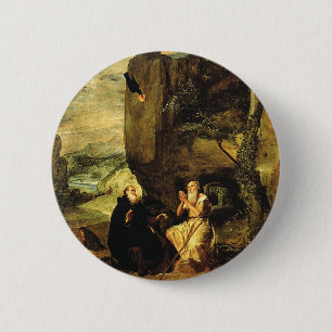 Antonius der Große und Paulus von Theben Button