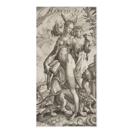 Antonius Eisenhoit - Haeresis Dea Glossy Poster (Vorderseite)
