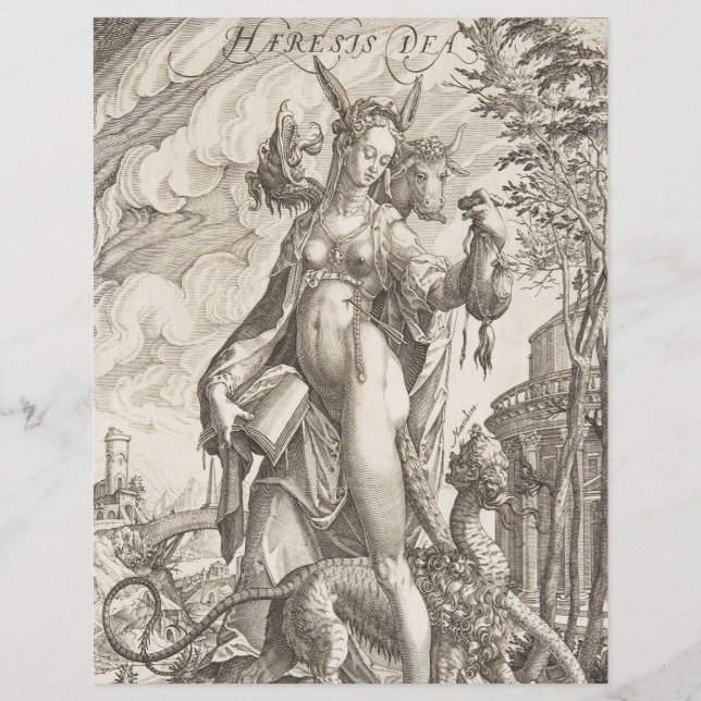 Antonius Eisenhoit - Haeresis Dea Scrapbook Paper (Vorderseite)