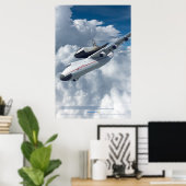 Antonov An-225 Mrija & Buran Shuttle Poster (Heimbüro)